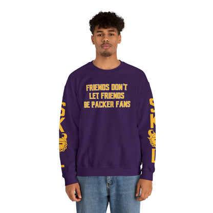 Unisex Heavy Blend™ Crewneck - Friends Don't Let Friends + The Original (Sleeves)