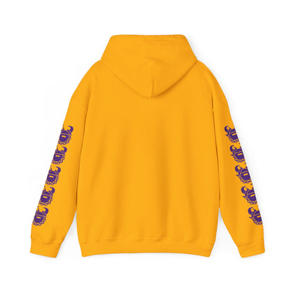 Unisex Heavy Blend™ Hooded Sweatshirt - & BEER + Game Day Helmet (Sleeves)