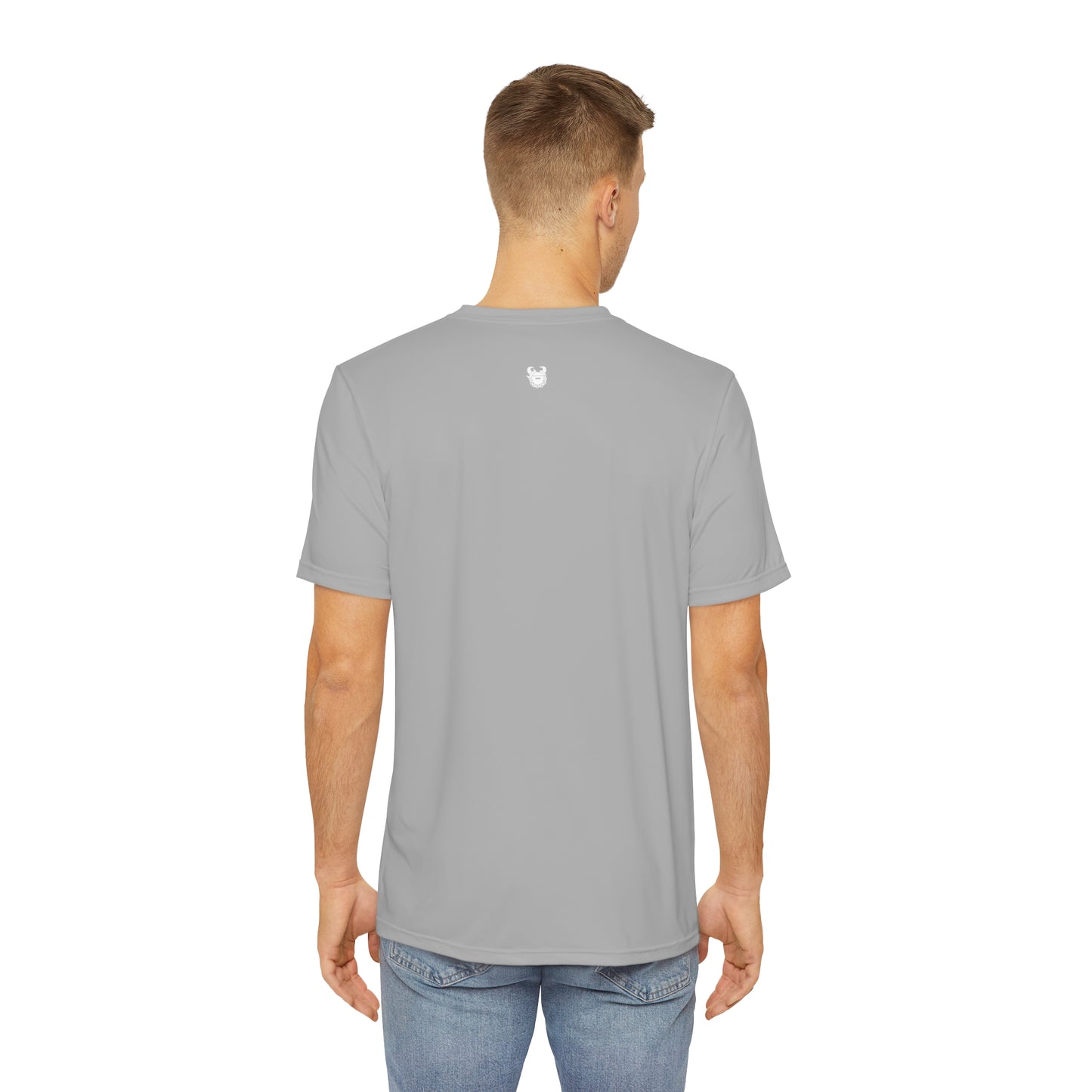 Men's Polyester Tee - Light Grey - BRO!