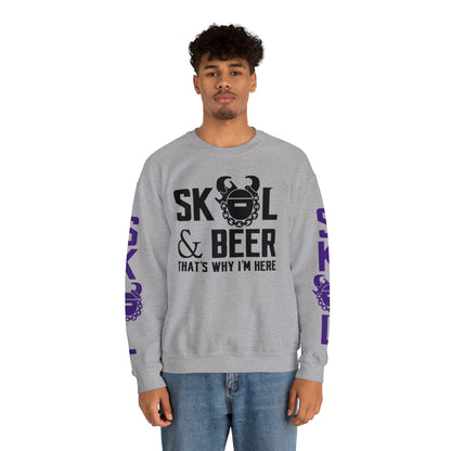 Unisex Heavy Blend™ Crewneck - & BEER + The Original (Sleeves)