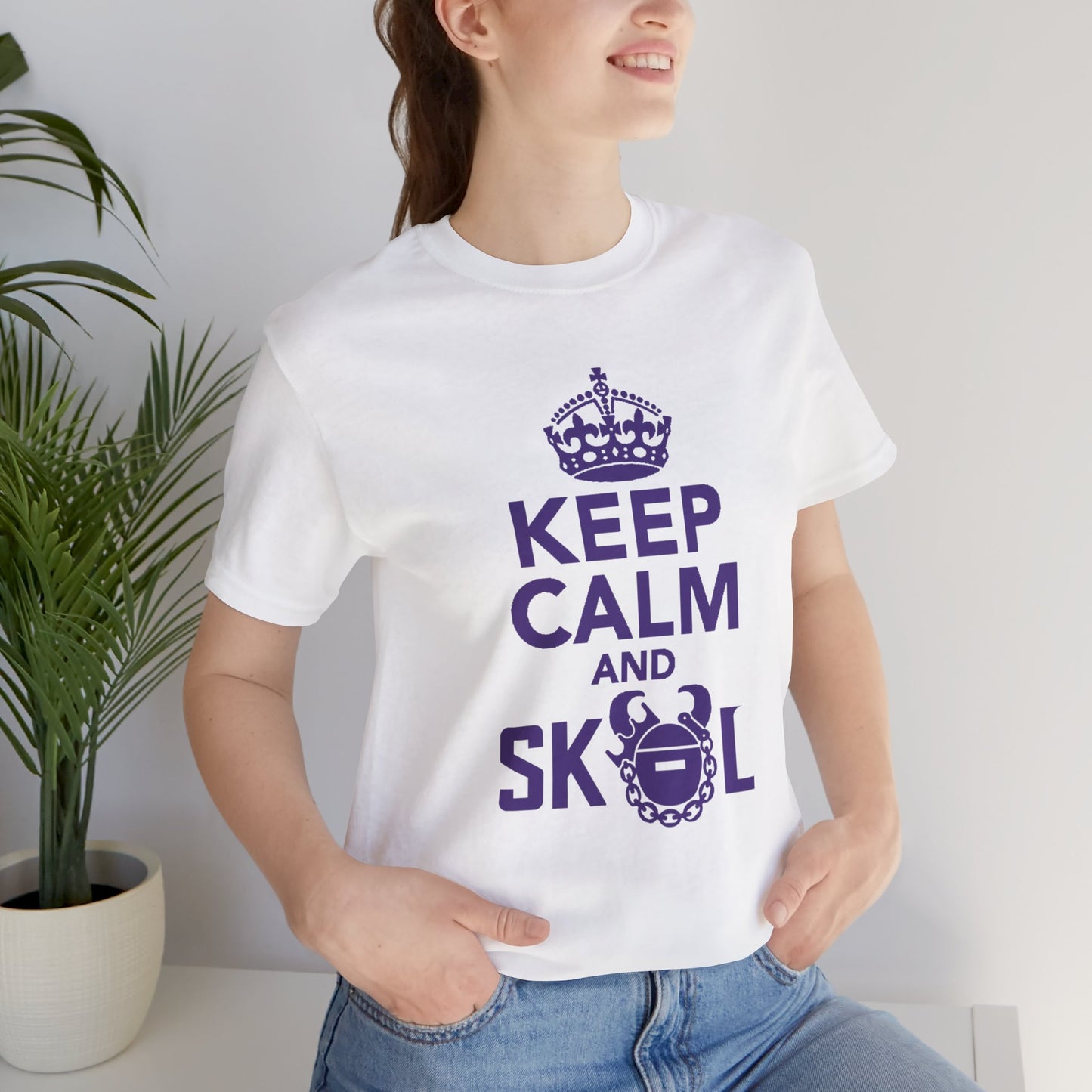 Unisex Jersey Short Sleeve Tee - Keep Calm