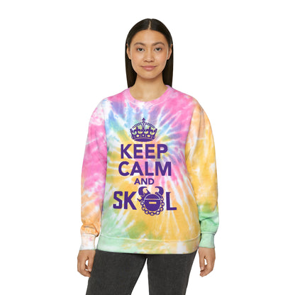 Tie-Dye Crewneck - Keep Calm