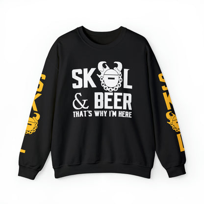 Unisex Heavy Blend™ Crewneck - & BEER + The Original (Sleeves)