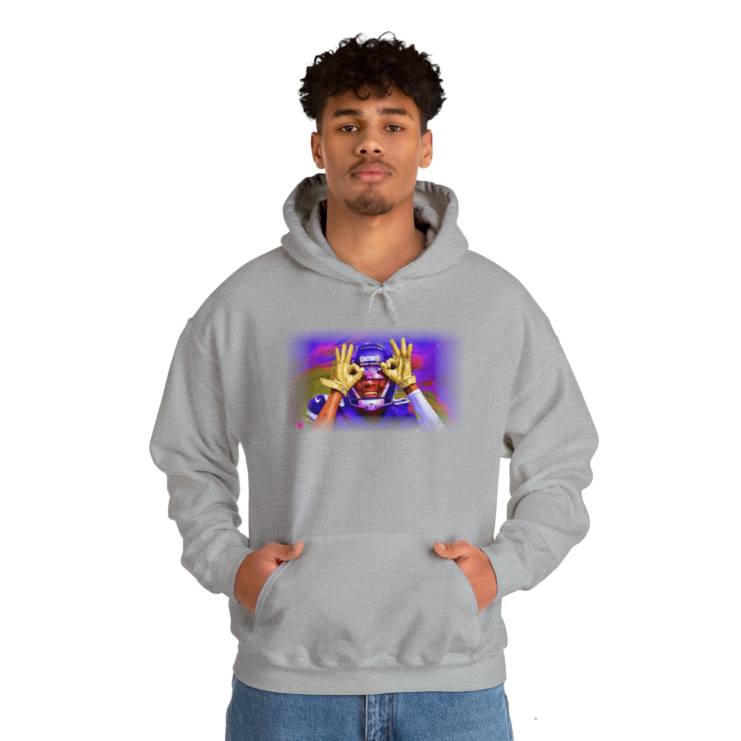 Unisex Heavy Blend™ Hoodie - Griddy (Color Blast)
