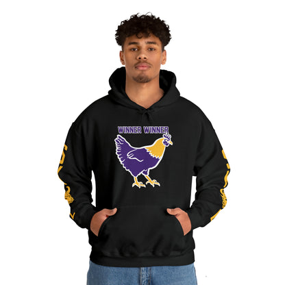 Unisex Heavy Blend™ Hooded Sweatshirt - Winner Winner Chicken Dinner + Original (Sleeves)