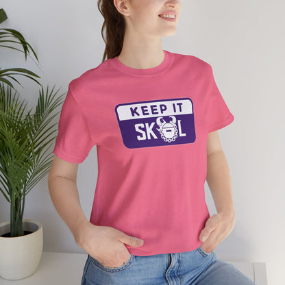 Unisex Jersey Short Sleeve Tee - Keep it Simple (Framed)