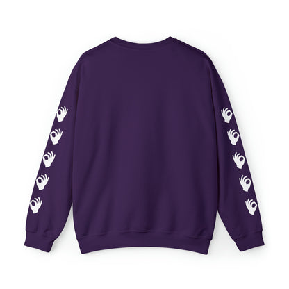 Unisex Heavy Blend™ Crewneck - Griddy Gang + Hands (Sleeves)