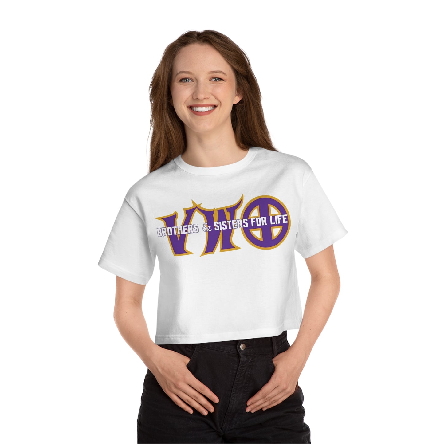 Women's Champion Heritage Cropped Top - VWO Brothers & Sisters