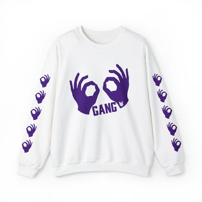Unisex Heavy Blend™ Crewneck - Griddy Gang + Hands (Sleeves)