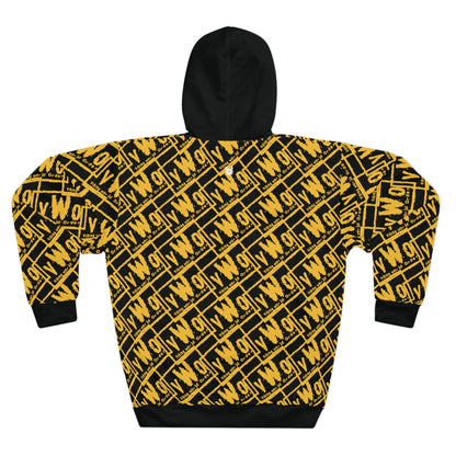 Unisex Pullover Hoodie - Black/Gold - VWO (Framed)