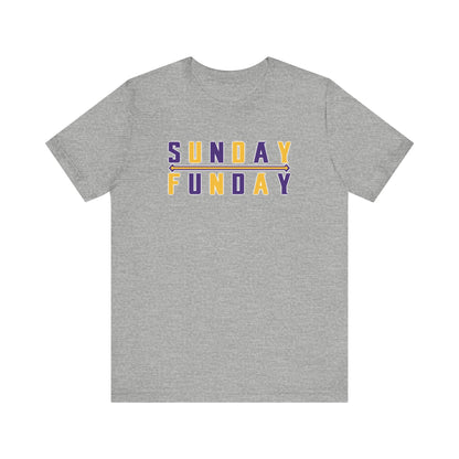 Unisex Jersey Short Sleeve Tee - Sunday FUNday