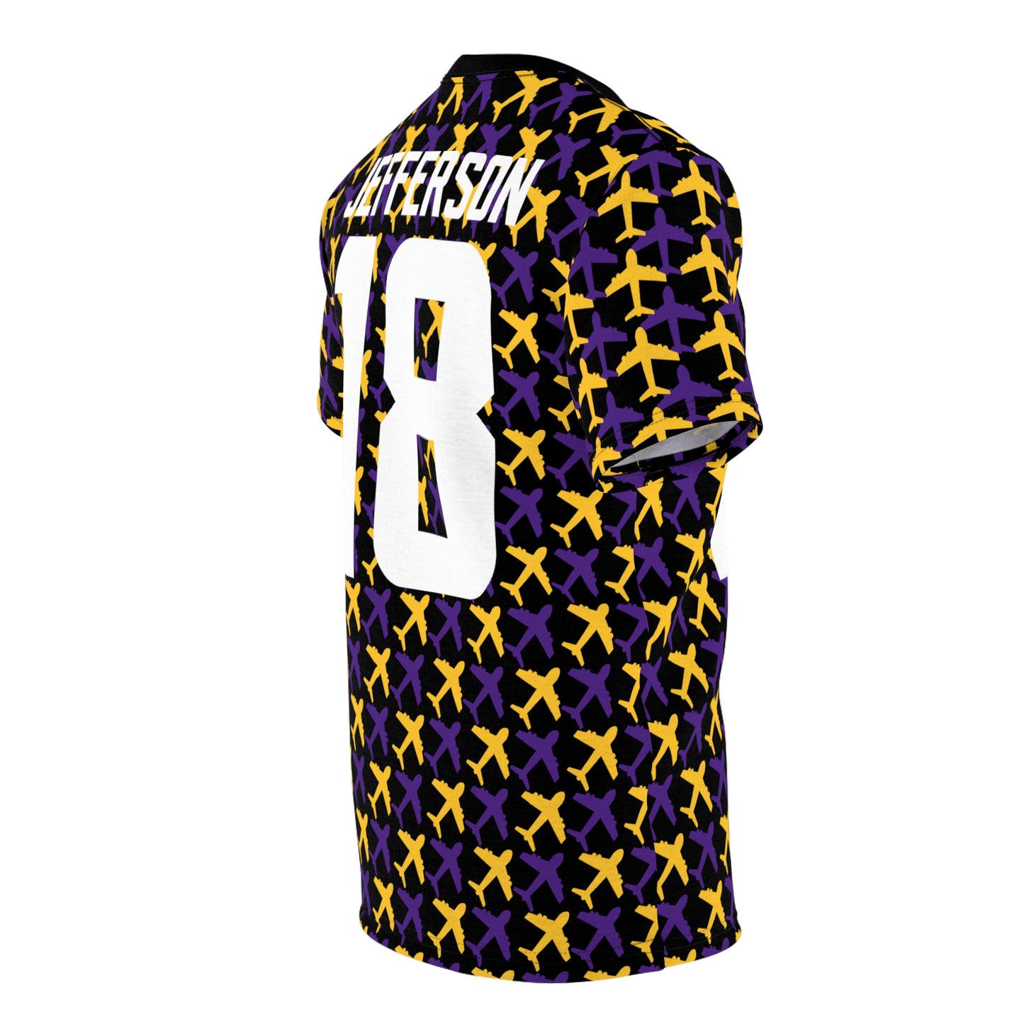 Unisex Cut & Sew Tee - Jet Planes - Jersey #18