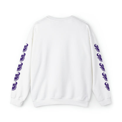 Unisex Heavy Blend™ Crewneck - Wife for Tickets + Game Day Helmet (Sleeves)