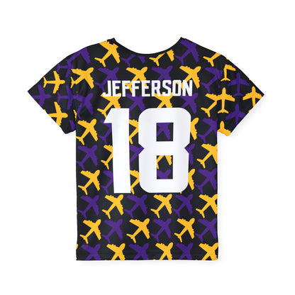Kids Sports Jersey - Jet Planes - Jersey #18