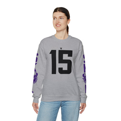 Unisex Heavy Blend™ Crewneck - Jersey #15 + The Original (Sleeves)