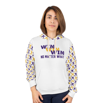 Unisex Pullover Hoodie - Jet Planes - No Matter What