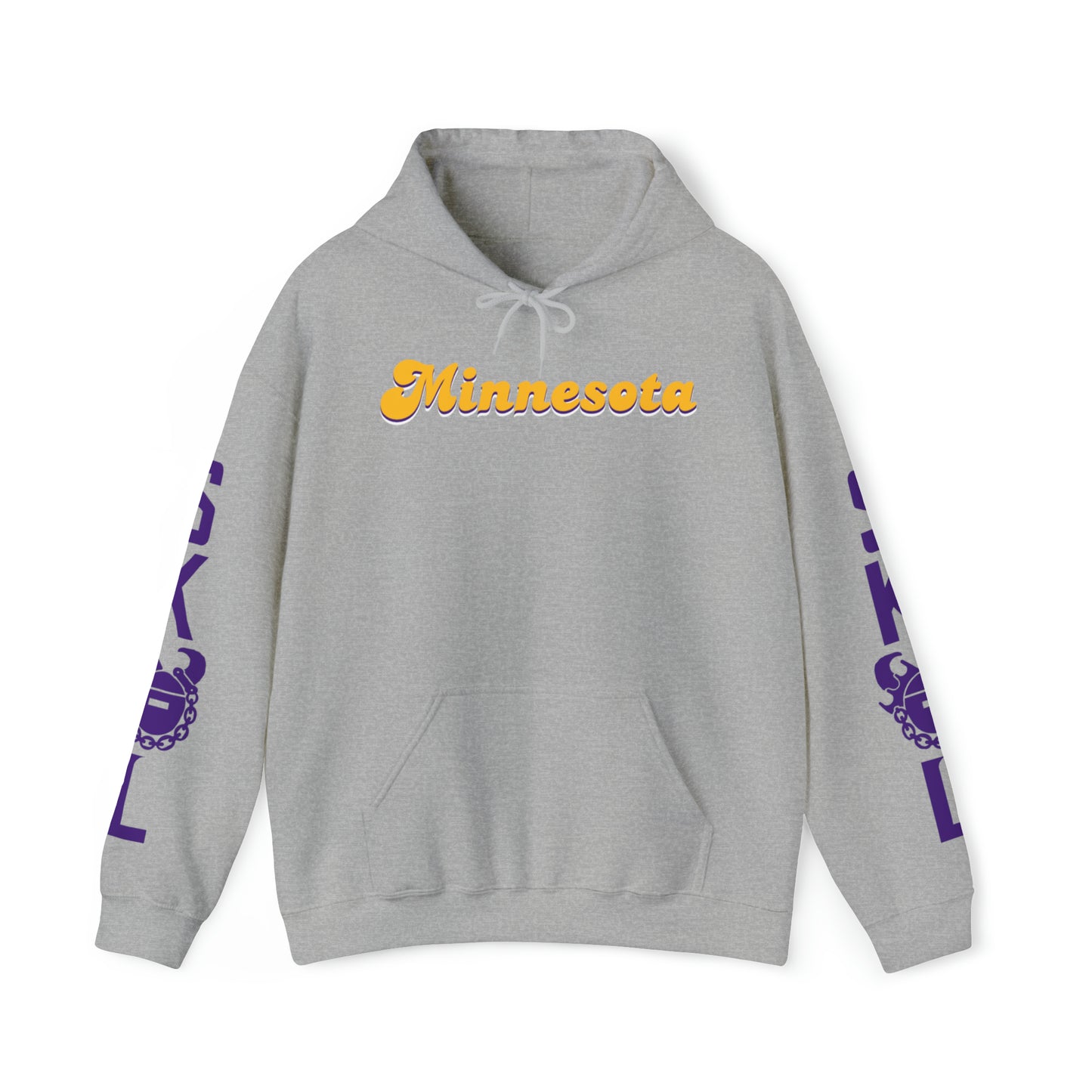 Unisex Heavy Blend™ Hooded Sweatshirt - Minnesota (Retro) + The Original (Sleeves)