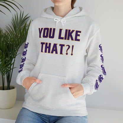 Unisex Heavy Blend™ Hooded Sweatshirt - YOU LIKE THAT?! + Game Day Helmet (Sleeves)
