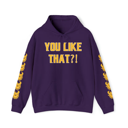 Unisex Heavy Blend™ Hooded Sweatshirt - YOU LIKE THAT?! + Game Day Helmet (Sleeves)