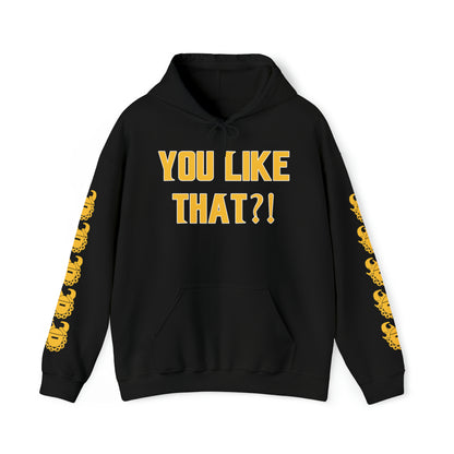 Unisex Heavy Blend™ Hooded Sweatshirt - YOU LIKE THAT?! + Game Day Helmet (Sleeves)