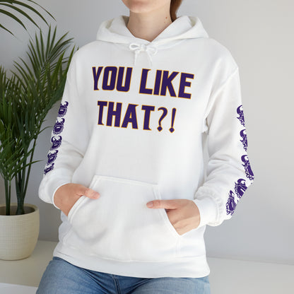 Unisex Heavy Blend™ Hooded Sweatshirt - YOU LIKE THAT?! + Game Day Helmet (Sleeves)