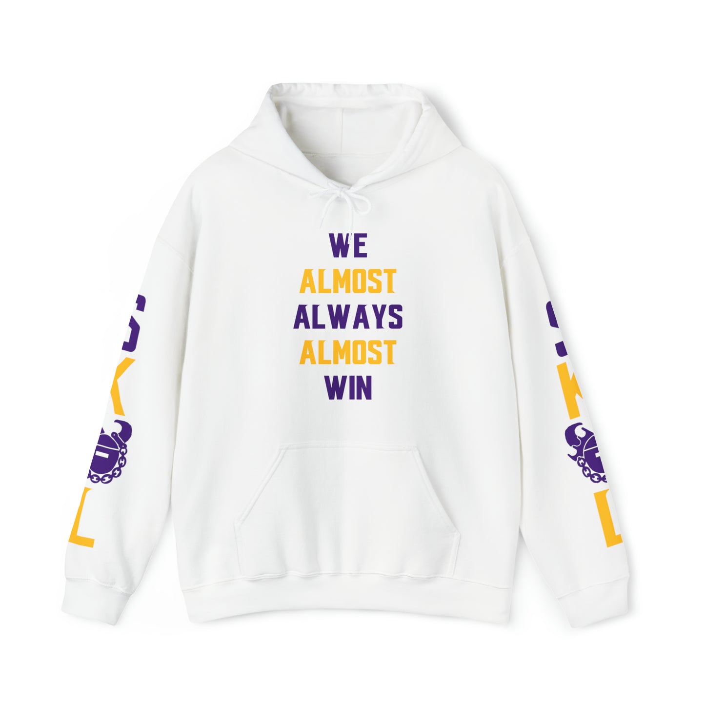 Unisex Heavy Blend™ Hooded Sweatshirt - ALMOST + Original (Sleeves)
