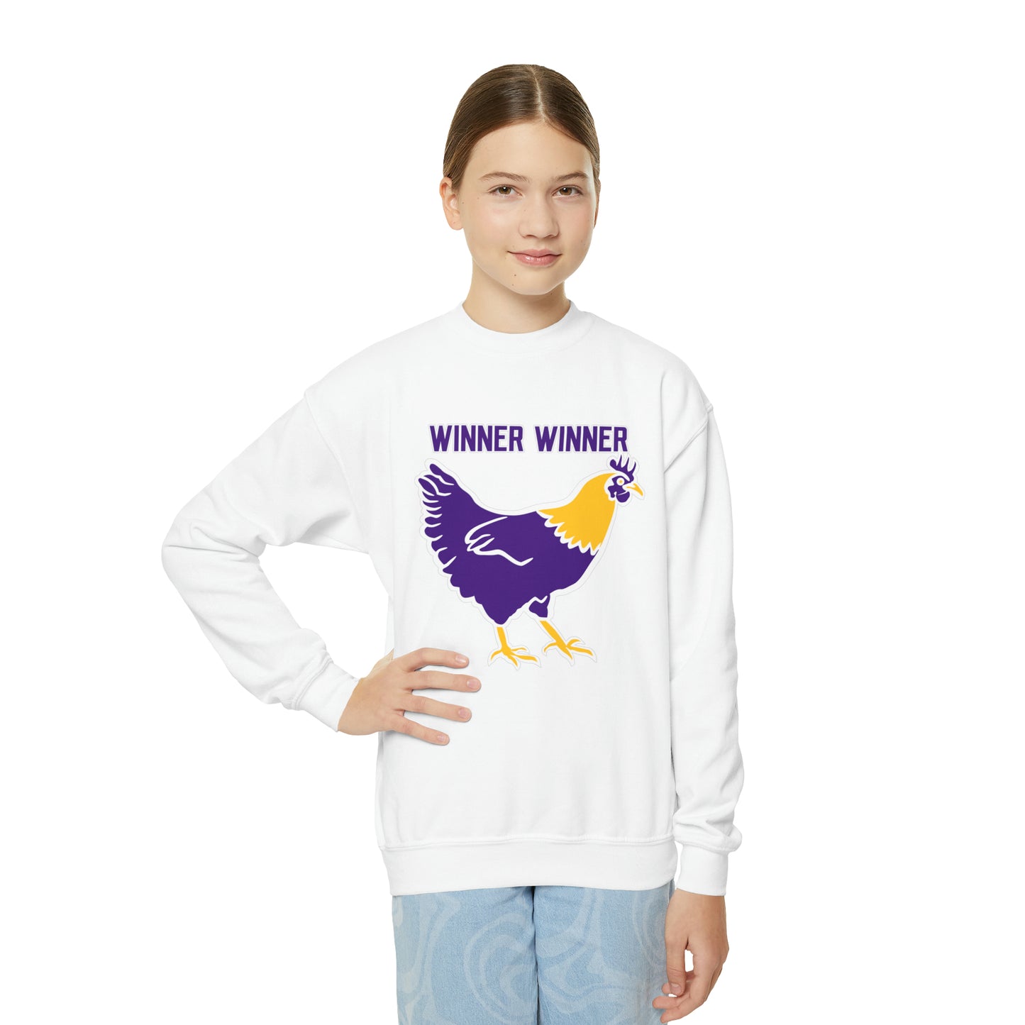 Youth Crewneck - Winner Winner Chicken Dinner