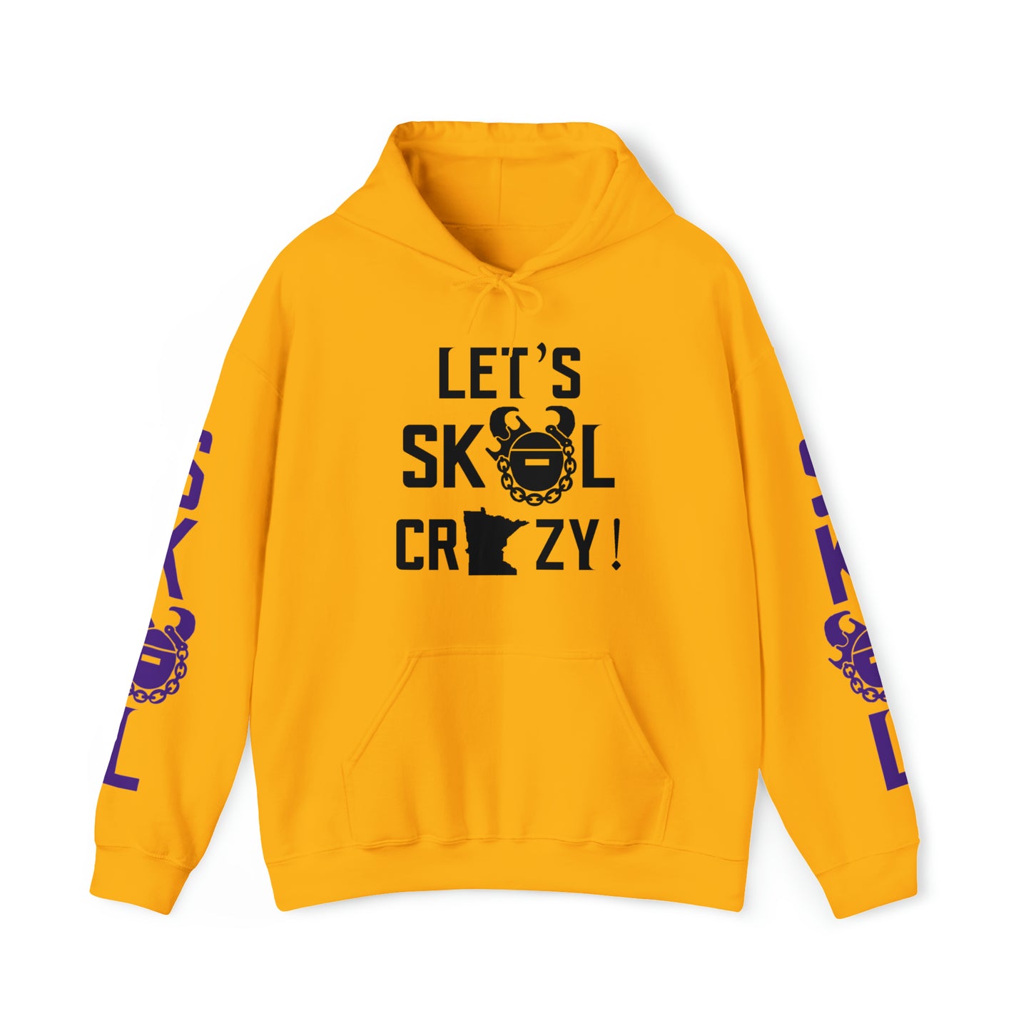 Unisex Heavy Blend™ Hooded Sweatshirt - Let's go Crazy! + Original (Sleeves)
