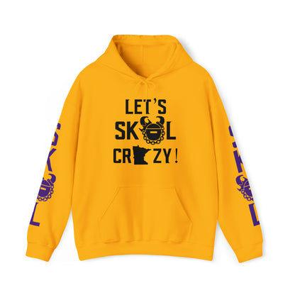 Unisex Heavy Blend™ Hooded Sweatshirt - Let's go Crazy! + Original (Sleeves)