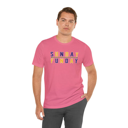 Unisex Jersey Short Sleeve Tee - Sunday FUNday