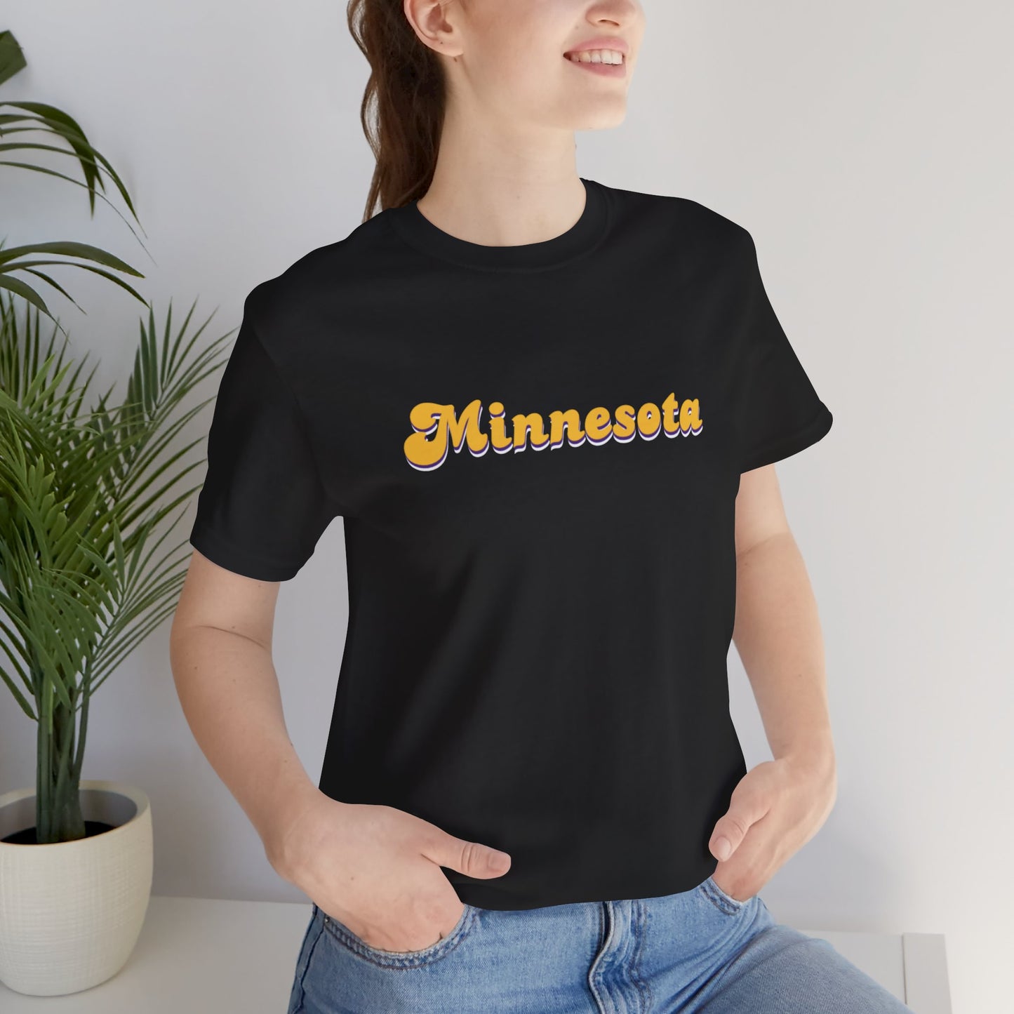 Unisex Jersey Short Sleeve Tee - Minnesota (Retro)