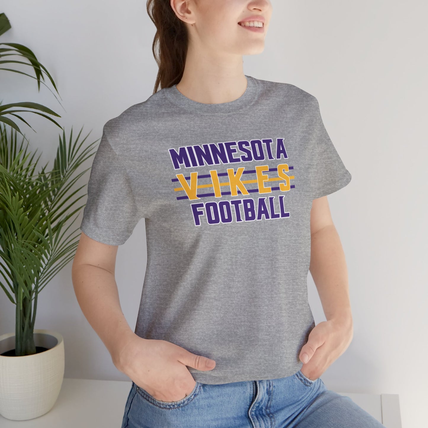 Unisex Jersey Short Sleeve Tee - Vikes Football