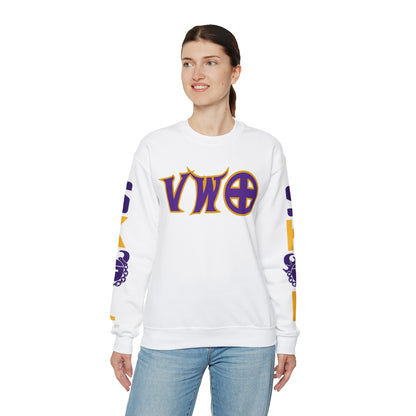 Unisex Heavy Blend™ Crewneck - V-W-O + The Original (Sleeves)