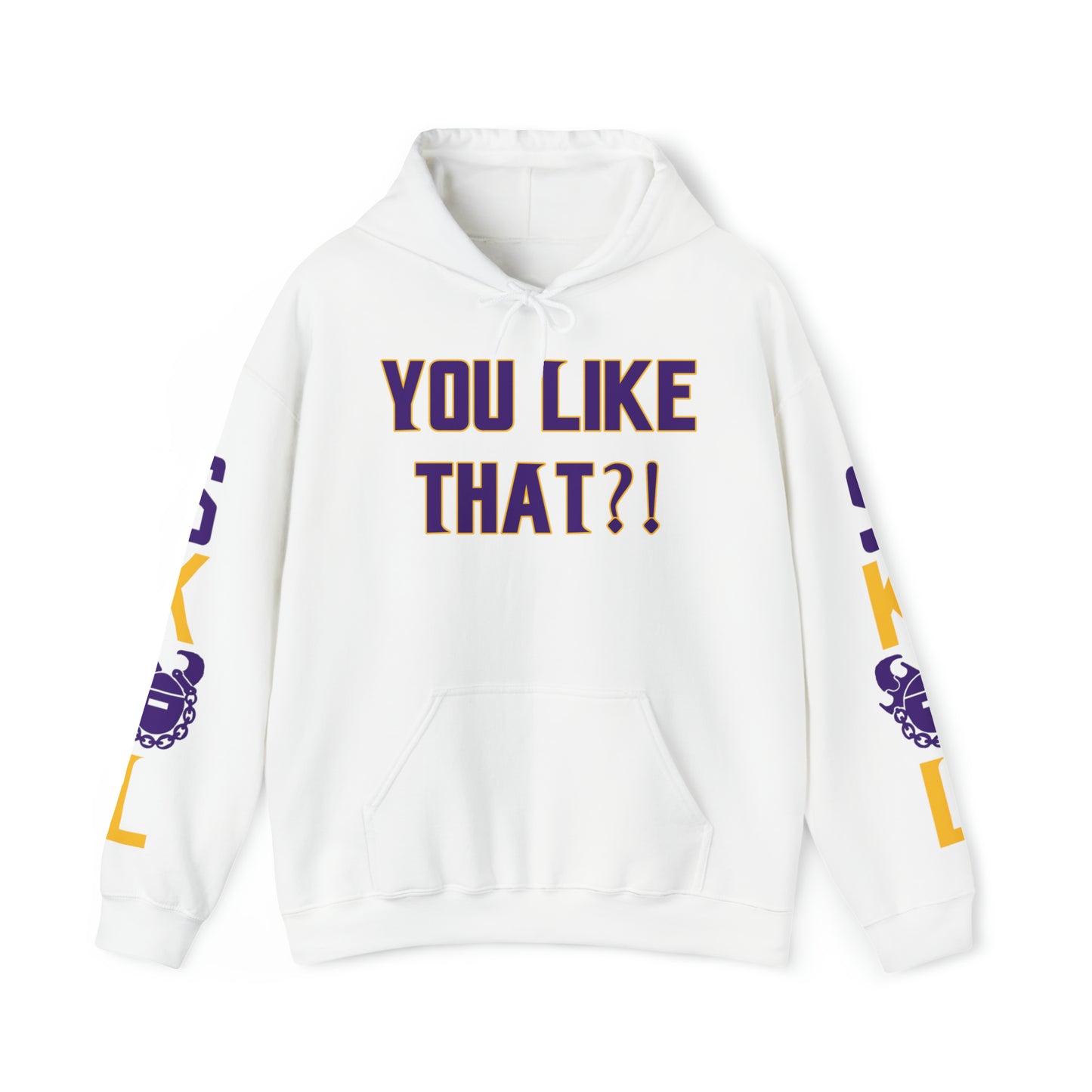 Unisex Heavy Blend™ Hooded Sweatshirt - YOU LIKE THAT?! + Original (Sleeves)