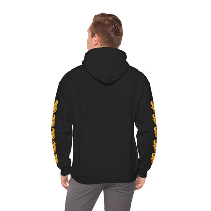 Unisex Heavy Blend™ Hooded Sweatshirt - SKOLL'NN + Game Day Helmet (Sleeves)