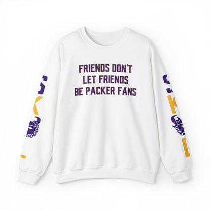 Unisex Heavy Blend™ Crewneck - Friends Don't Let Friends + The Original (Sleeves)