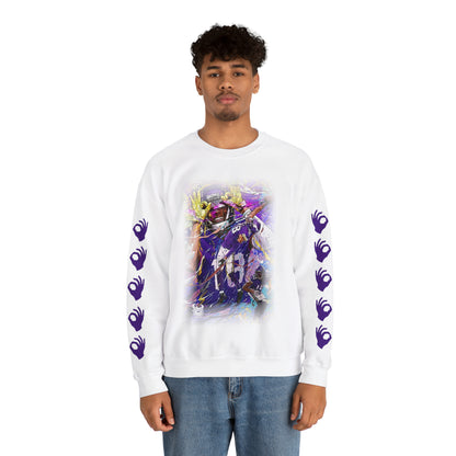 Unisex Heavy Blend™ Crewneck - Griddy Dance + Hands (Sleeves)
