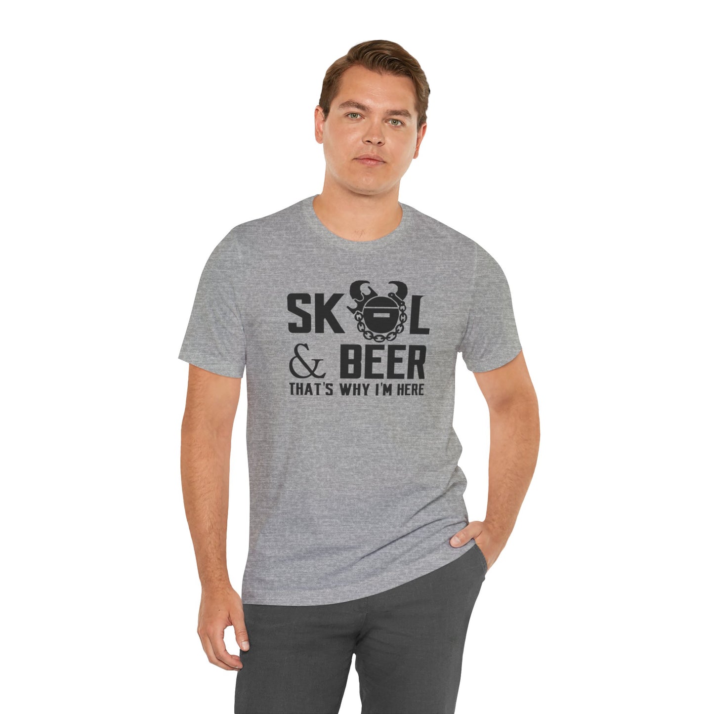 Unisex Jersey Short Sleeve Tee - Football & BEER