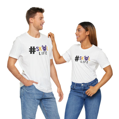Unisex Jersey Short Sleeve Tee - #Life