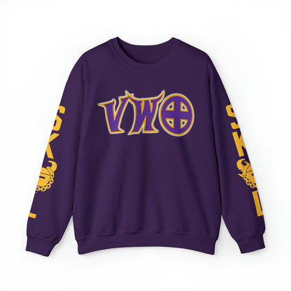 Unisex Heavy Blend™ Crewneck - V-W-O + The Original (Sleeves)