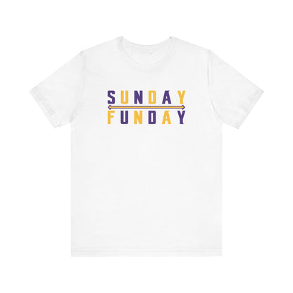 Unisex Jersey Short Sleeve Tee - Sunday FUNday
