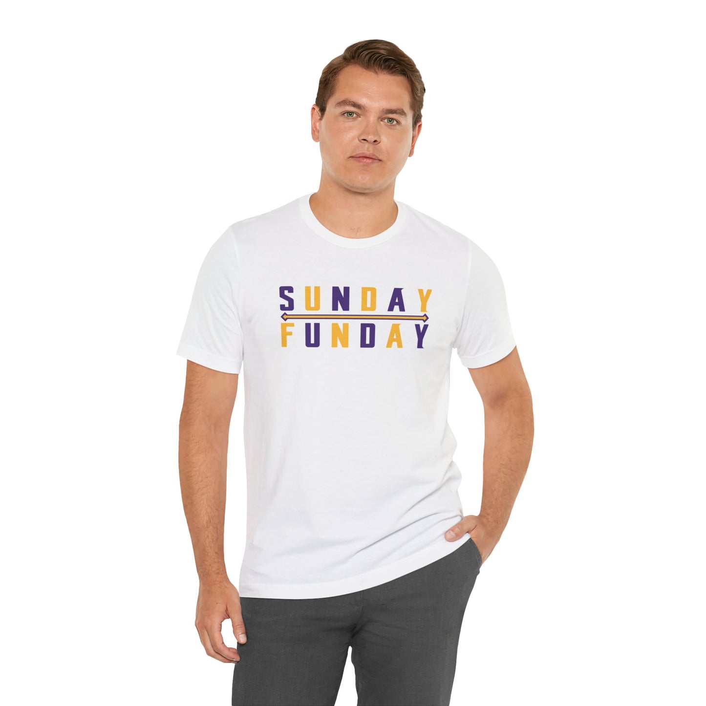 Unisex Jersey Short Sleeve Tee - Sunday FUNday