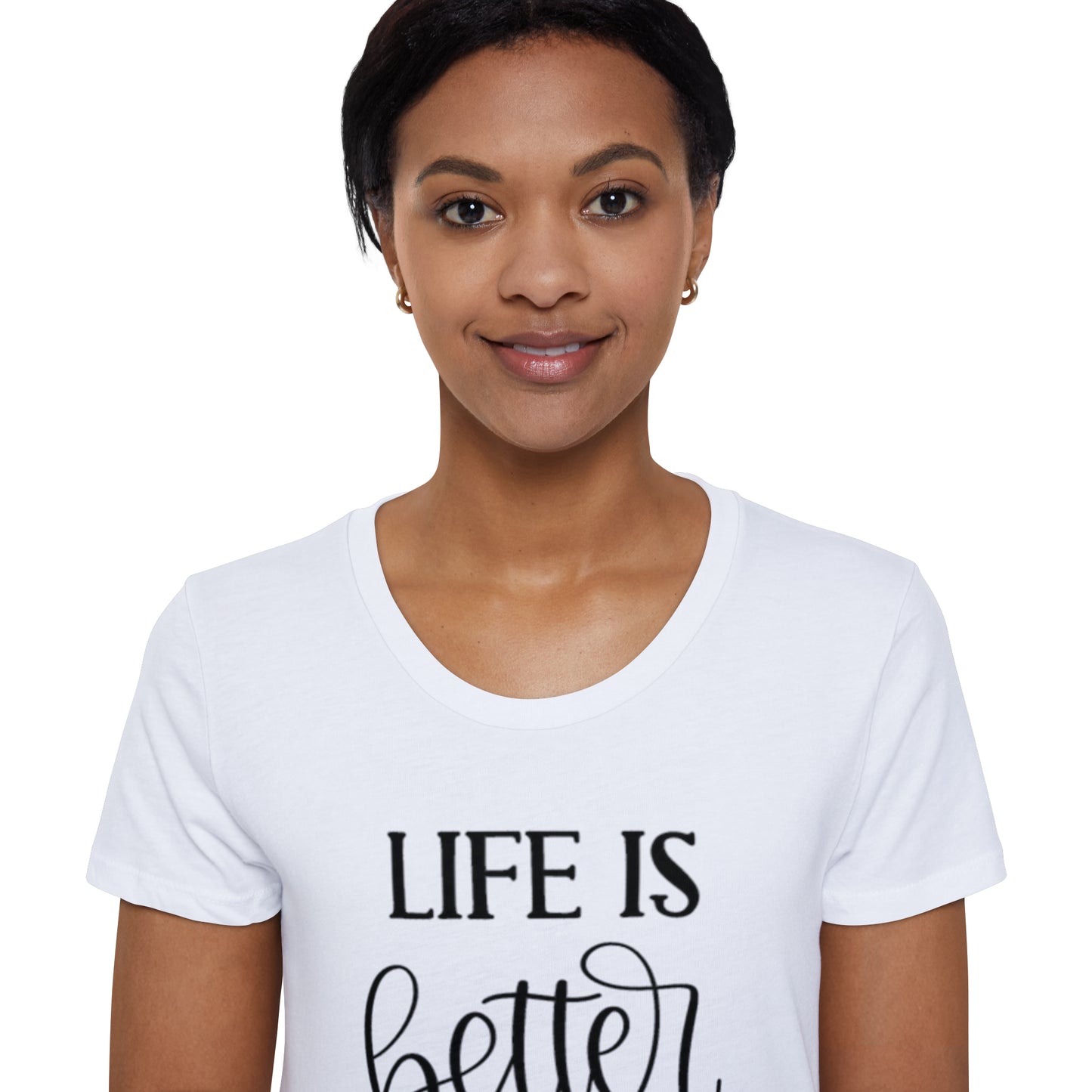 Women's Organic T - Life is Better at the BANK