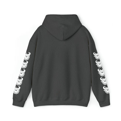 Unisex Heavy Blend™ Hooded Sweatshirt - VWO Brothers & Sisters + Game Day Helmet (Sleeves)