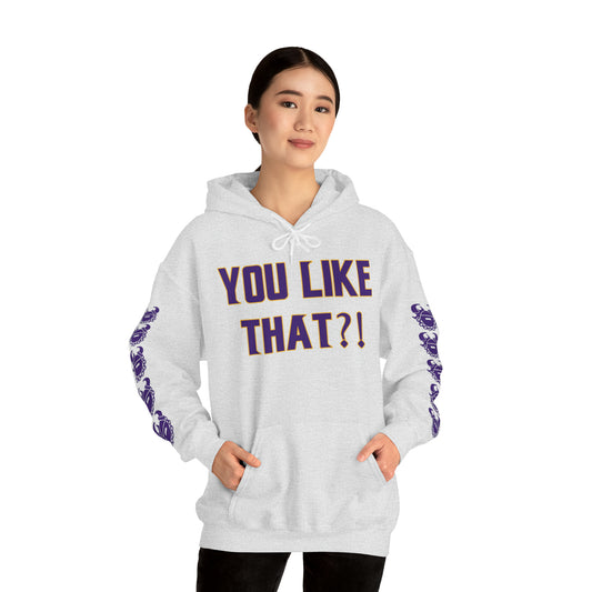 Unisex Heavy Blend™ Hooded Sweatshirt - YOU LIKE THAT?! + Game Day Helmet (Sleeves)