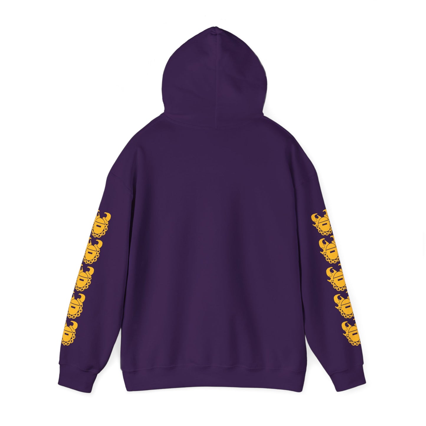 Unisex Heavy Blend™ Hooded Sweatshirt - & BEER + Game Day Helmet (Sleeves)