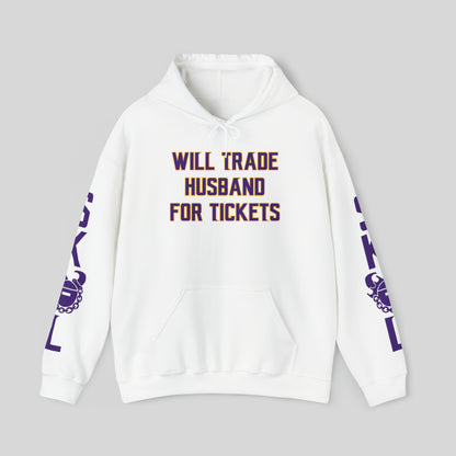 Unisex Heavy Blend™ Hooded Sweatshirt - Husband for Tickets + Original (Sleeves)