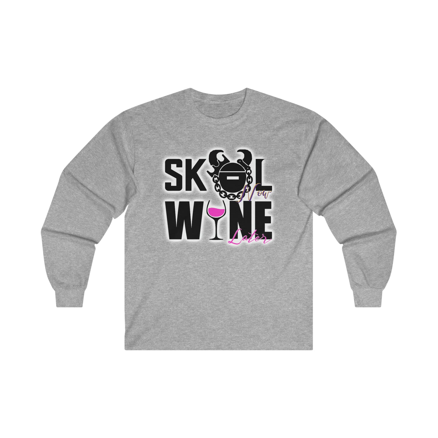 Ultra Cotton Long Sleeve - WINE later