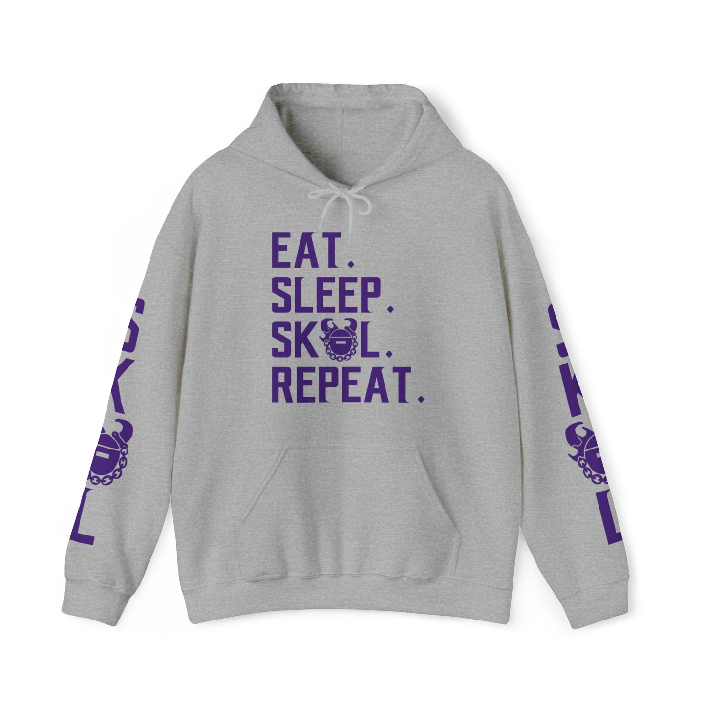 Unisex Heavy Blend™ Hooded Sweatshirt - Eat. Sleep. Repeat. + The Original (Sleeves)