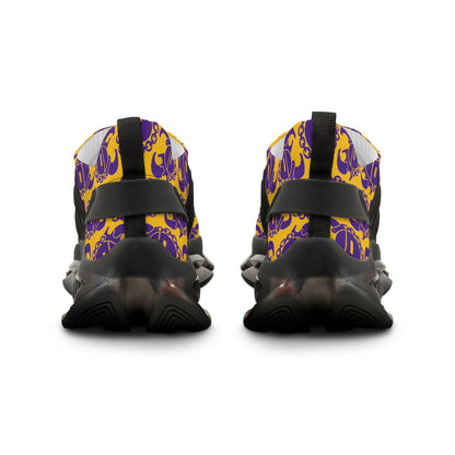 Men's Mesh Sneakers - Gold/Purple Helmets